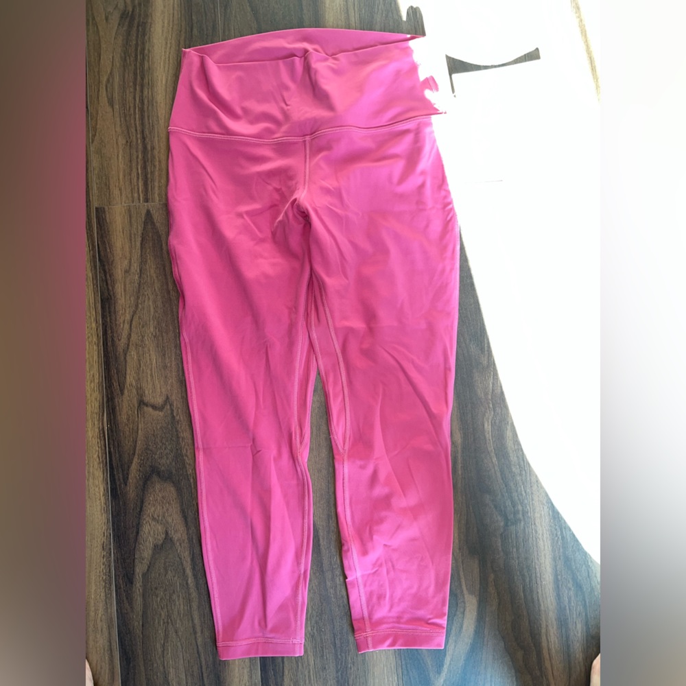 Lululemon align HR pants leggings 25 inches size 12 color mauve